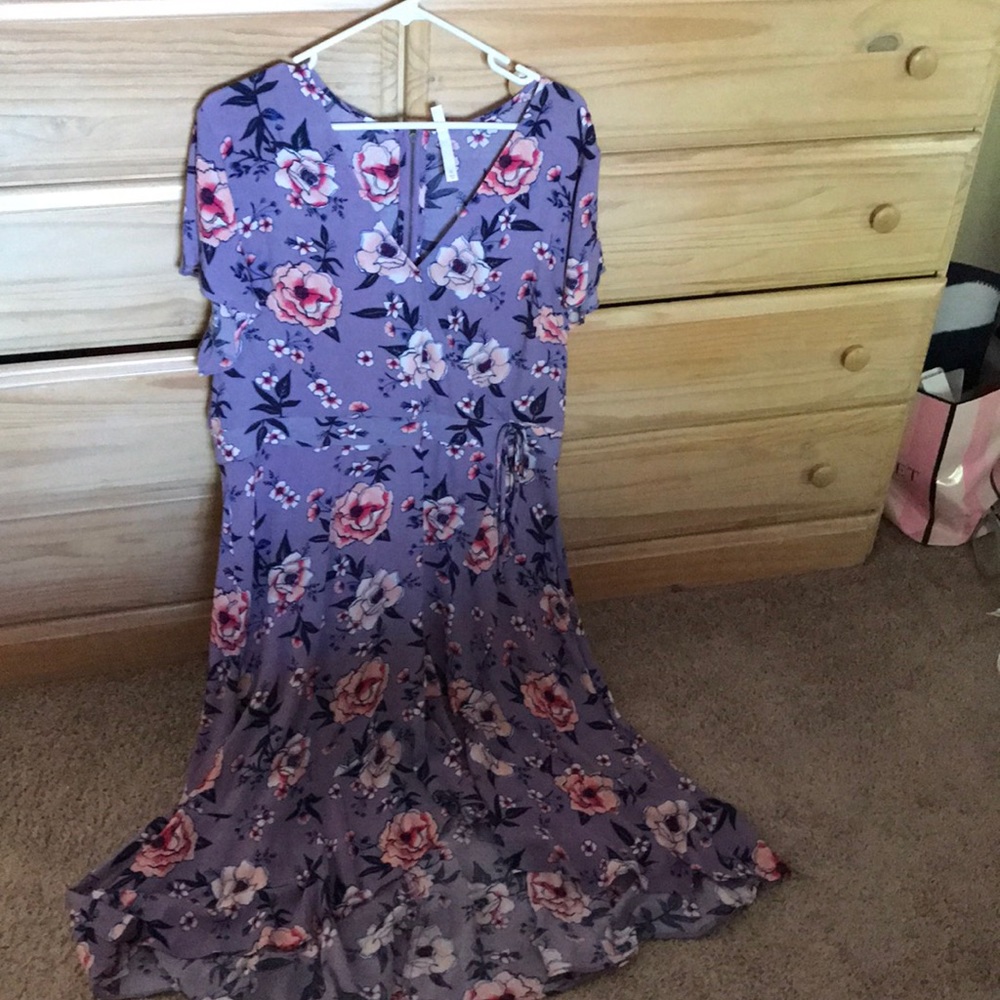 Beautiful purple high low dress!